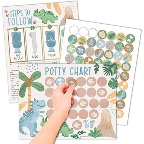 10 Potty Training Chart for Toddler Boys Sticker Reward Chart for Kids