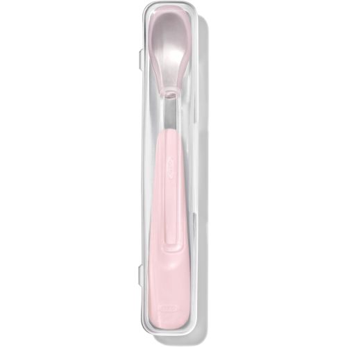 OXO Tot On-The-Go Feeding Spoon - Blossom