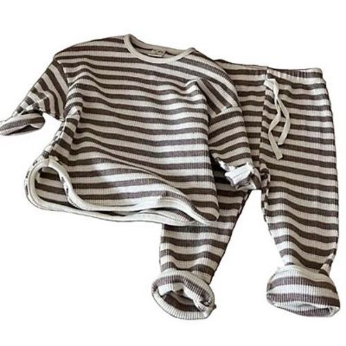 Waffle Knitted Fabric Loose Comfy Set