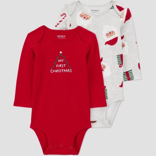 Carter's My First Christmas Bodysuits
