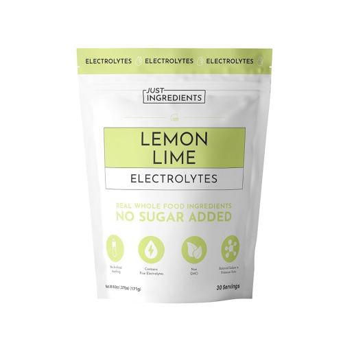 Lemon Lime Electrolytes – 30‑Serving Hydration Drink Mix with Coconut Water, Sea Salt, and Trace Minerals – Supports Energy, Recovery, and Electrolyte Balance*