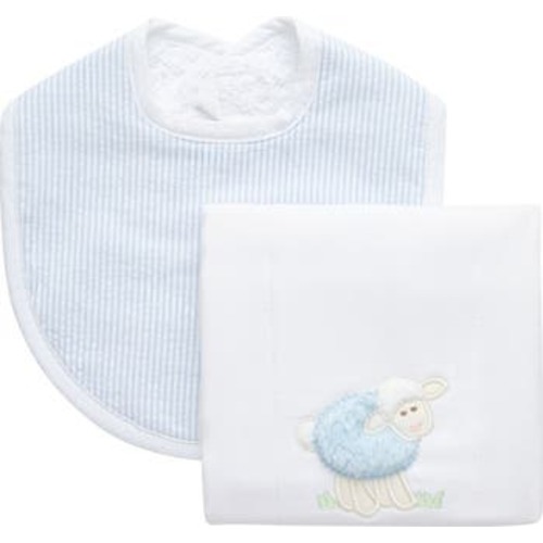 Playful Pals Basic Bib & Burp Boxed Set