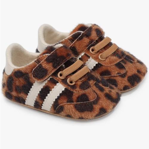 Baby Boys Girls Sneakers Toddler Non-Slip Soft Rubber Sole First Walking Shoes Infant Newborn Crib Dress Shoes