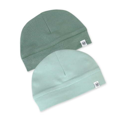 Honest Baby Clothing Baby Boy or Girl Gender Neutral Organic Cotton Caps, 2-Pack