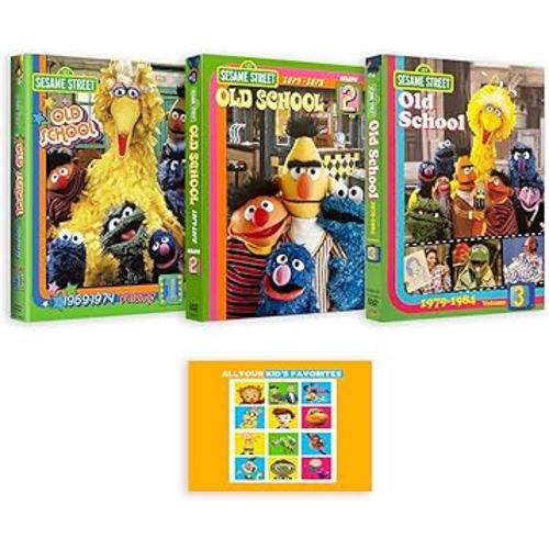 Sesame Street: The Complete Series, 1969-1984 (Vol. 1-3) + Including Bonus Art Card