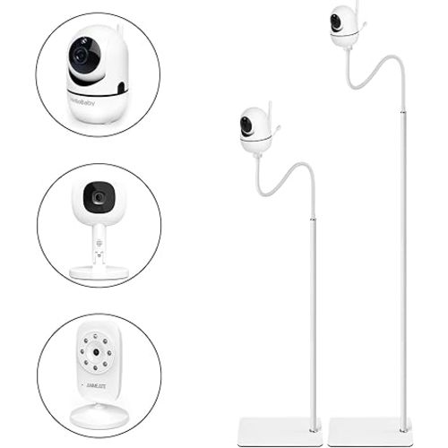68.8" Adjustable Height Baby Monitor Floor Stand Holder for HelloBaby HB6550/HB65/HB6558/HB66/HB248,Nanit Pro Smart Baby Monitor & Flex Stand,ANMEATE SM935E/SM650,Bonoch Baby Camera