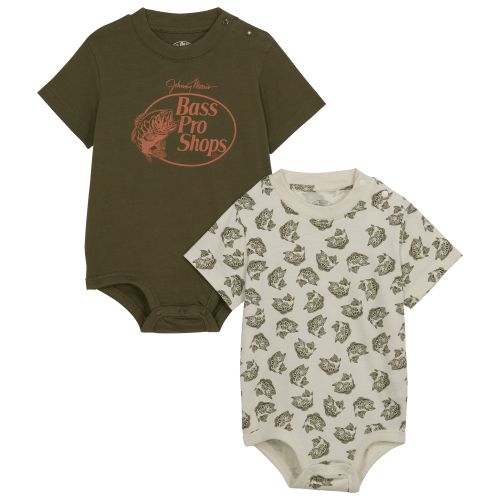 Bass Pro Shops Logo Bodysuit for Babies 2-Piece Set | Bass Pro Shops