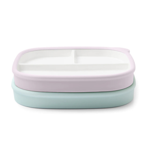 Clean Start Toddler Divided Plate | Premium Ceramic | Non Toxic – Ello