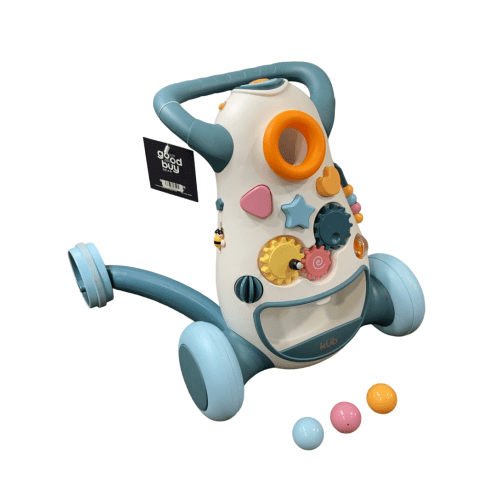 KUB Baby & Toddler Walker Push Toy, Aquamarine