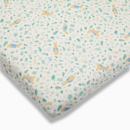 Peter Rabbit Printed Cot Bed Fitted Sheet