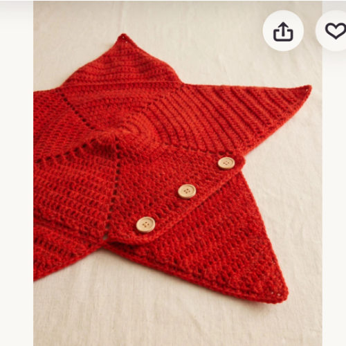 Red star sleep sack size 60