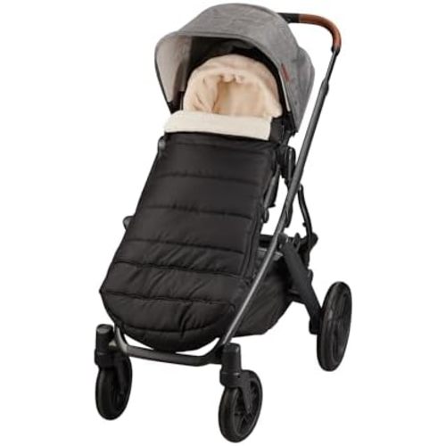 Bunting Bag for UPPAbaby Vista, V2, V3, Cruz, V2, V3 RumbleSeat, V2, V3 Ridge, Minu Strollers, Warm and ultra-plush Waterproof Stroller Footmuff, Extendable winter stroller cover, sleeping bag