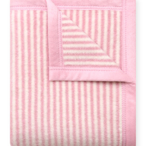 Sweet Pea Stripe Blush Mini Blanket