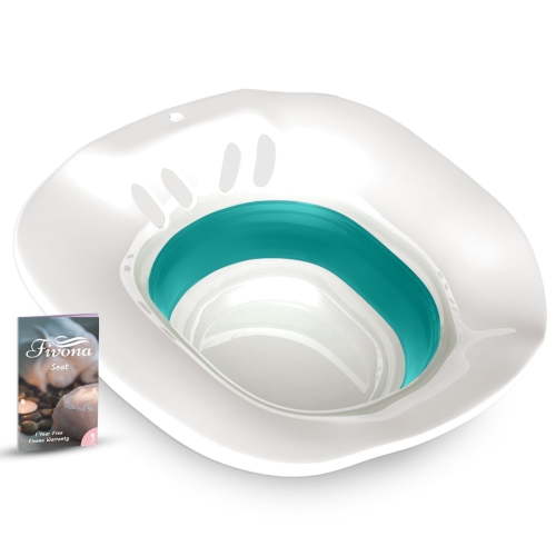Fivona, Sitz Bath Seat for Toilet, Universal Fit, Epsom Salt Soaks