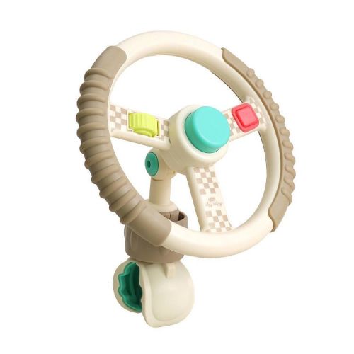 Itzy Ritzy Bitzy Driver Steering Wheel Baby Activity Toy for Wagon and Shopping Cart: Creative Thinking, Sensory Development, Fine Motor Skills