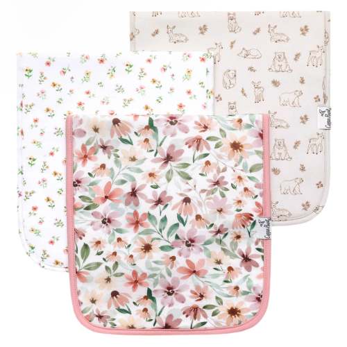Copper Pearl Burp Clothes Pack- Natalie
