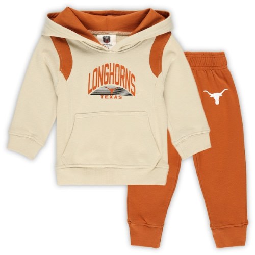 Texas Longhorns Wes & Willy Infant Colorblock Pullover Hoodie and Sweatpants Set