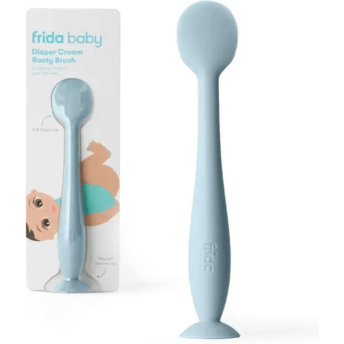 Frida Baby Diaper Cream Spatula, 100% Silicone Butt Spatula for Baby, Diaper Cream Applicator for Easy + Clean Use of Butt Paste & Diaper Rash Cream, BPA- Free, Blue