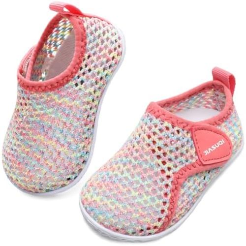 JIASUQI Baby Boys Girls Barefoot Swim Pool Water Shoes Beach Walking Sandals Athletic Sneakers