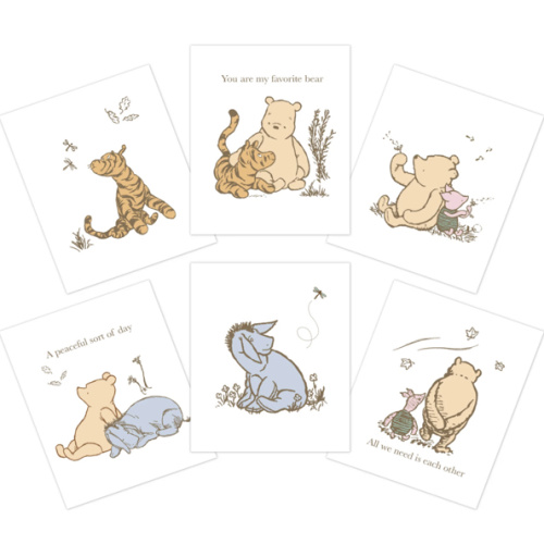 Classic Pooh Unframed Wall Art
