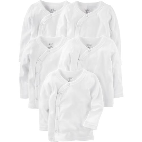 Simple Joys by Carter's Baby 5-Pack Side-snap Long-Sleeve Shirt