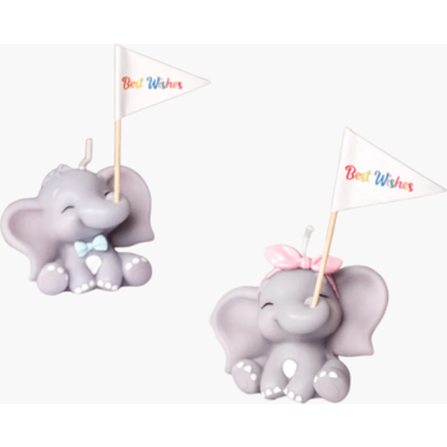 Baby Elephant Candle