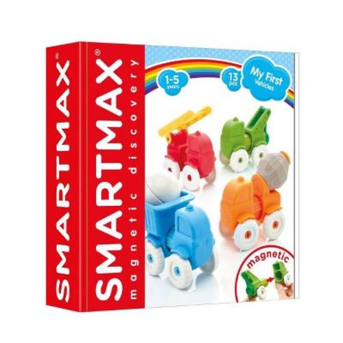 SmartMax My First Vehicles: Magnetic Building Sets for Creative Thinking, Includes 13 Pieces