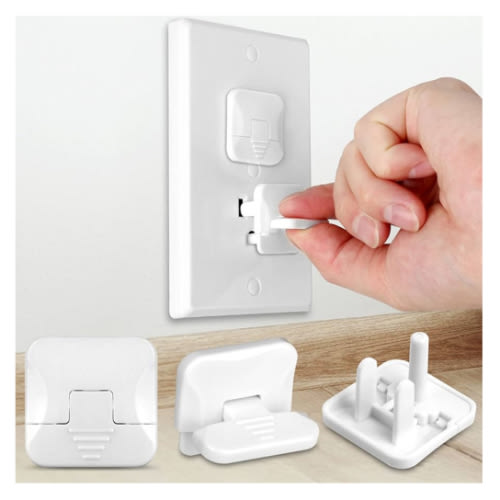Mom's Choice Gold Awards Winner - Outlet Covers with Hidden Pull Handle Baby Proofing Plug Covers (45 Pack) 3-Prong Child Safety Socket Covers Electrical Outlet Protectors Kid Proof Outlet Cap
