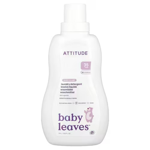 ATTITUDE, Baby Leaves™, Laundry Detergent, Sweet Lullaby, 35.2 fl oz (1.04 l)