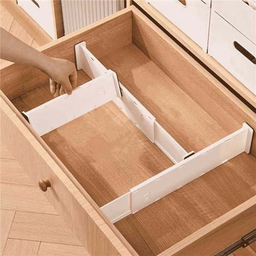 Drawer Storage Divider Adjustable Plastic Clamping Device Wardrobe Partition Box Partition Baffle