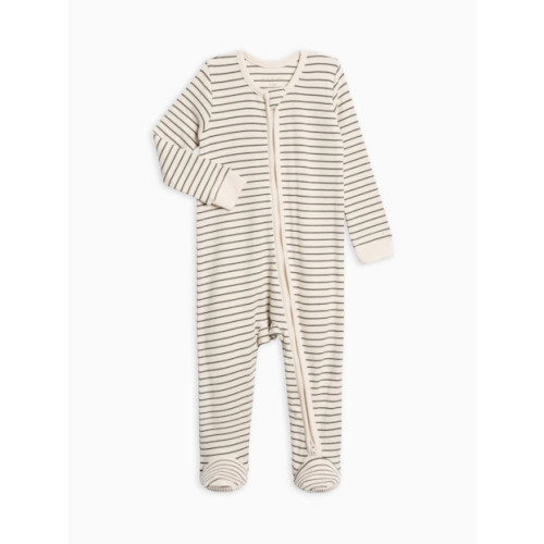Kendi Kit Ribbed Zipper Sleeper