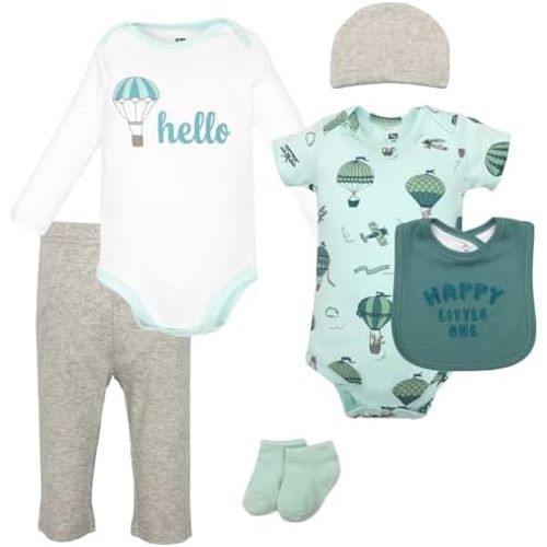 Hudson Baby Unisex Baby Cotton Layette Set