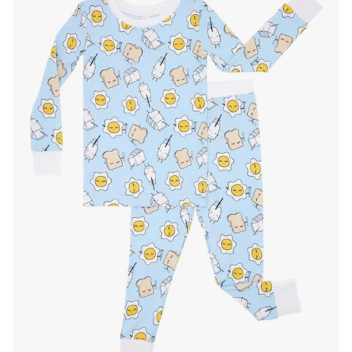 Little Sleepies Two-Piece Pajama Set for Boys & Girls, Soft Viscose from Bamboo Toddler Pajamas for Kids, Family Matching PJs