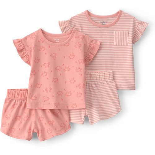 Carter's Baby Girls' 4-piece Short Set