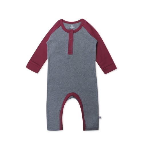 Honest Company Organic Cotton One-Piece Jumpsuit Coverall 6-9 month