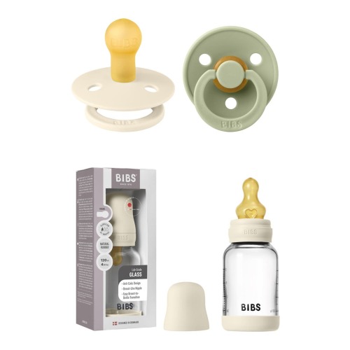 4-Ounce Glass Bottle & Pacifier Set, One Size