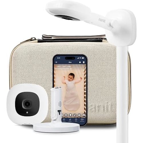 Nanit All-in-One Bundle - 1080p Pro Camera, Wall Mount, Flex Stand & Case