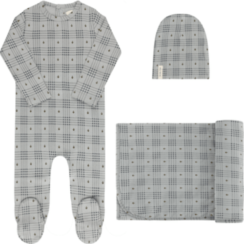Cotton Floral Plaid Collection - Take Me Home Set, 1M