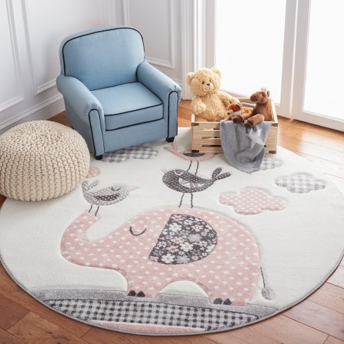 SAFAVIEH Carousel Kids Ursola Elephant Rug