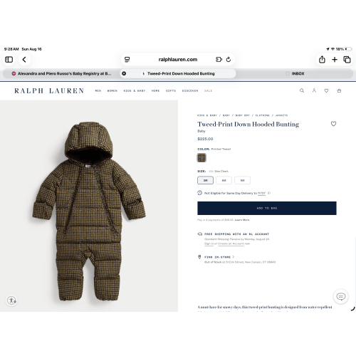 Ralph Lauren Bunting