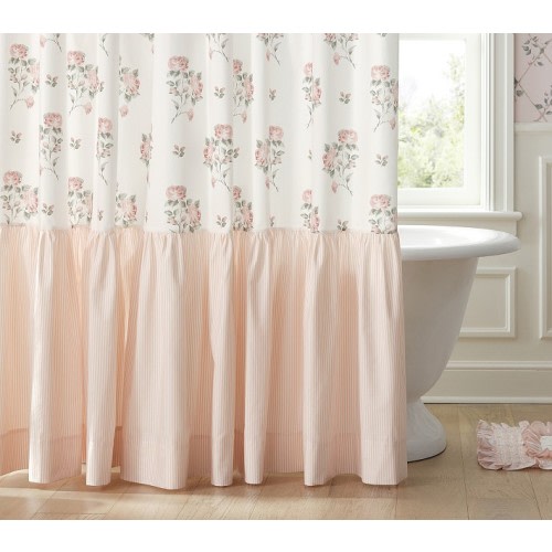 Bria Hammel Rose Vine Shower Curtain
