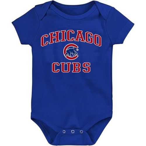 Outerstuff MLB Officially Licensed 0-24 Months City Headline Arch Logo Creeper Bodysuit Romper