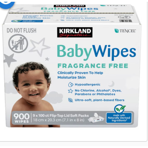 Kirkland Signature Baby Wipes Fragrance Free, 900-count | Costco OR any BULK packs