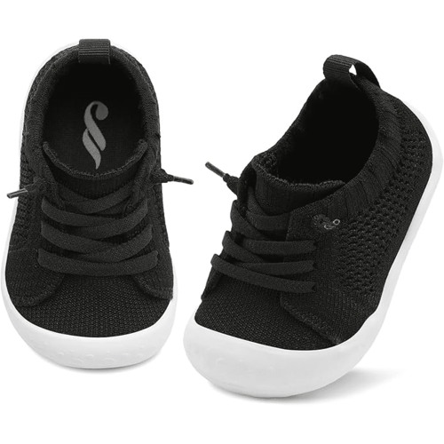 Barerun Baby Boys Girls Knit Shoes Sneakers Slip on Walking Shoes for Infant