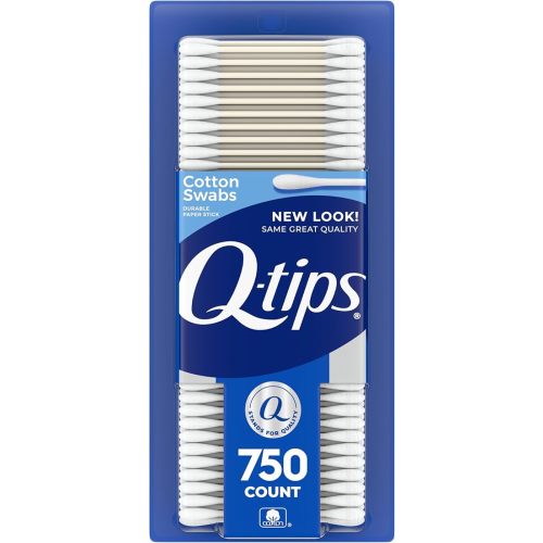 Q-tips Cotton Swabs For Hygiene and Beauty Care Original Cotton Swab Made With 100% Cotton 750 Count
