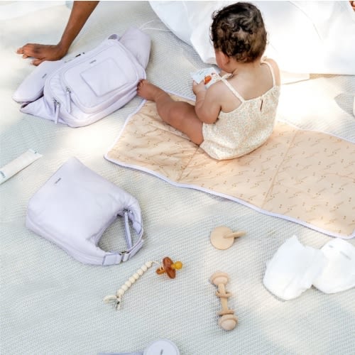 Baby Changing Sling Nylon | Unisex Diaper Changing Crossbody by Caraa