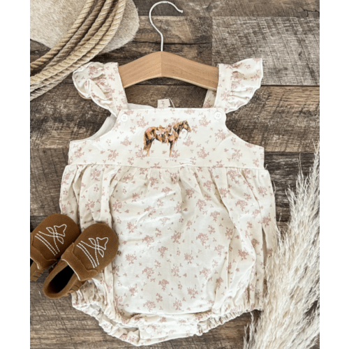 The Good Horse Pink Floral Romper – theFRINGEDpineapple