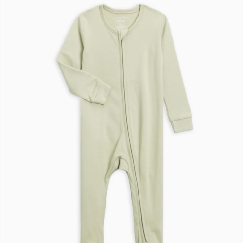 Peyton Zipper Sleeper- Sage