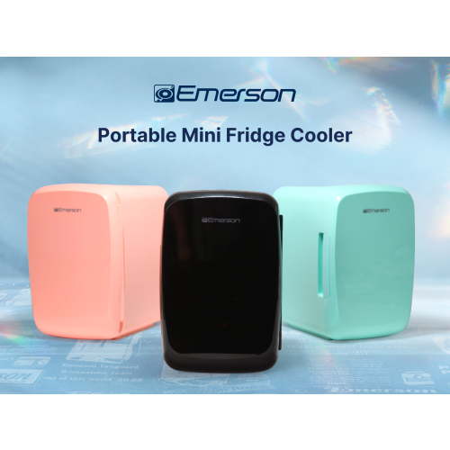 Emerson EFC-5000 Portable Mini Fridge Cooler, Black