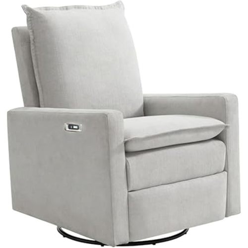 Oxford Baby Uptown Power Recliner/Glider, Sand